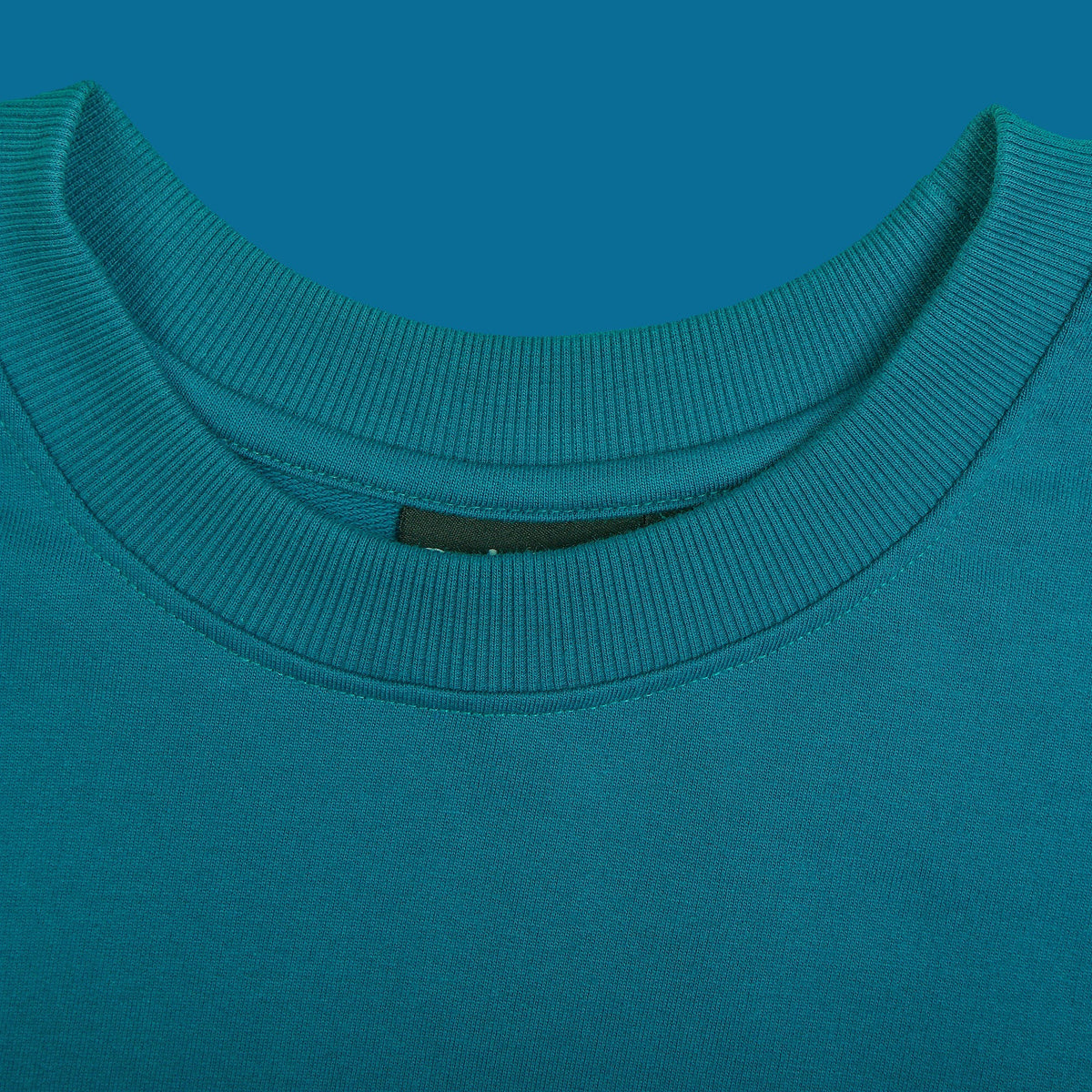 Teal Blue Oversized T-shirt (280 GSM)