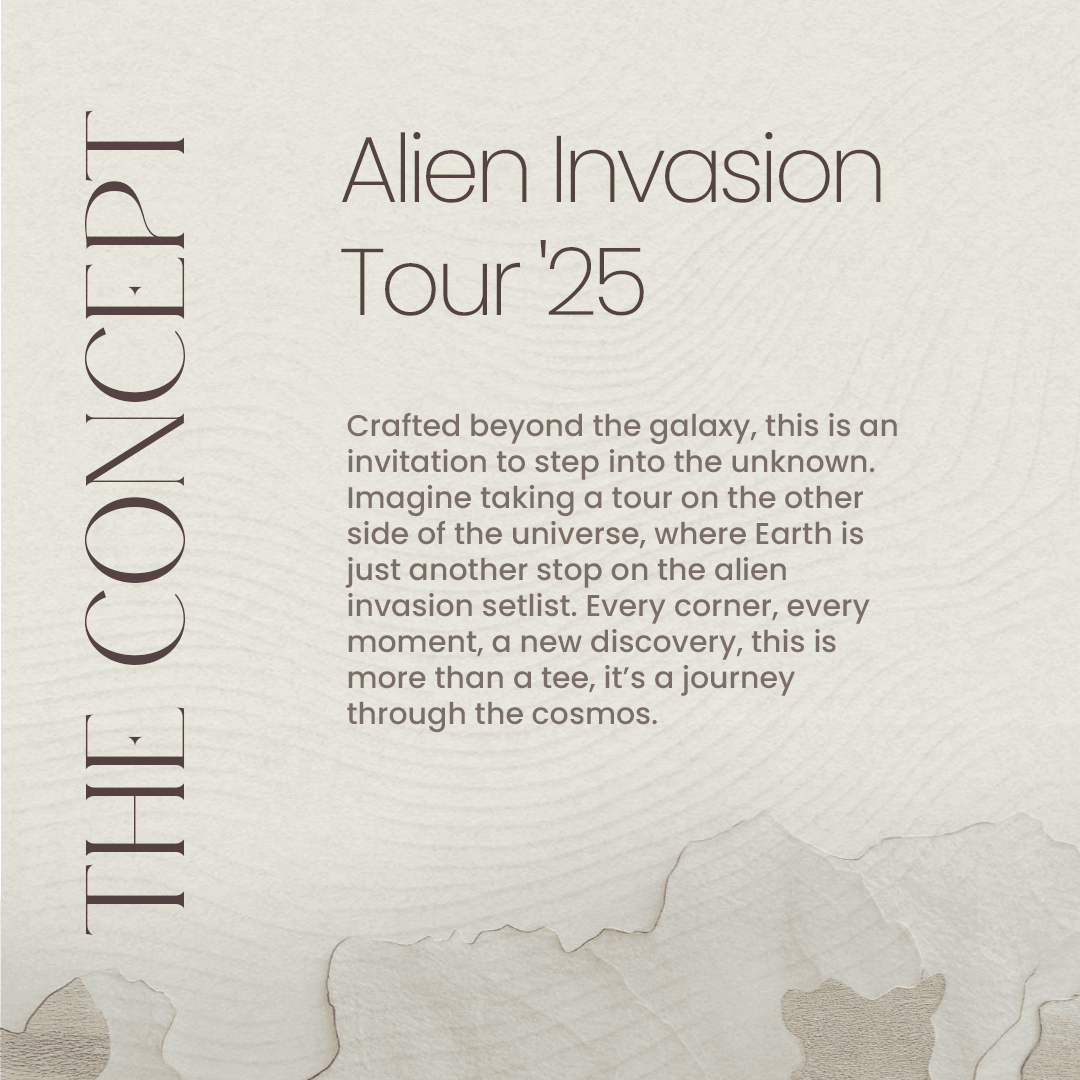 Alien Invasion Tour '25 Oversized T-shirt