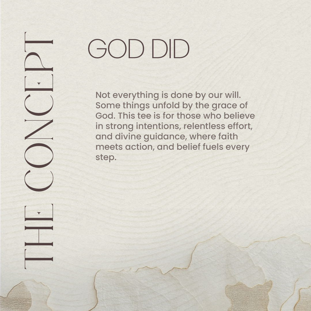 God Did Oversized T-shirt