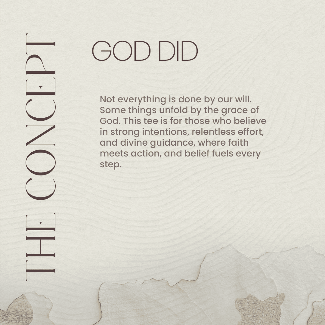 God Did Oversized T-shirt