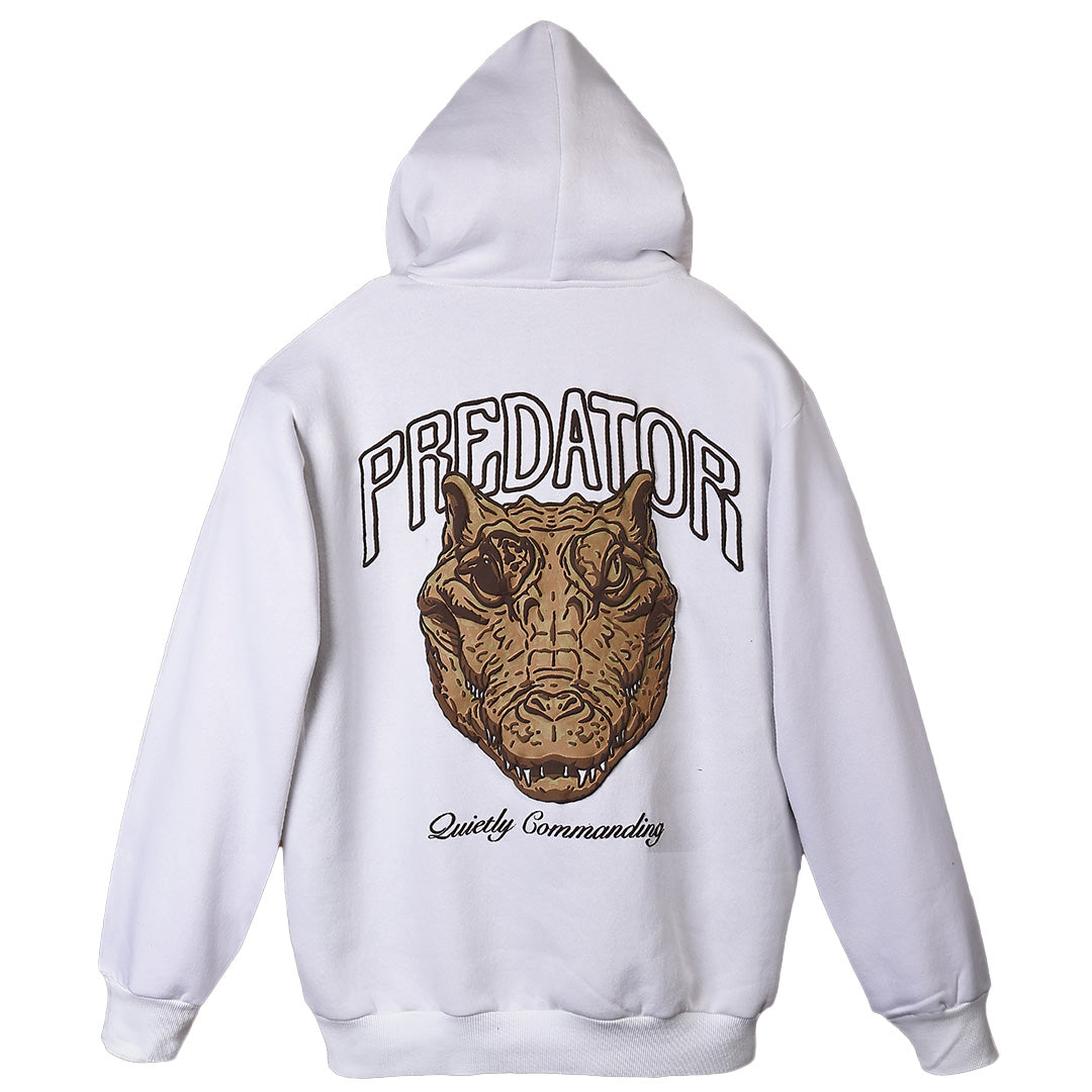 White Oversized Hoodie for men