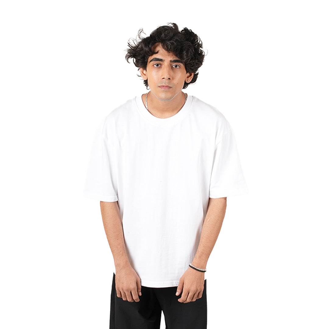 White Oversized T-shirt (260 GSM)