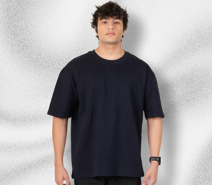 Navy Blue Oversized T-shirt
