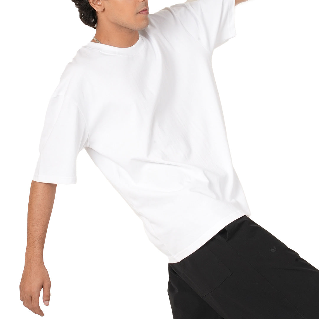 White Oversized T-shirt (260 GSM)