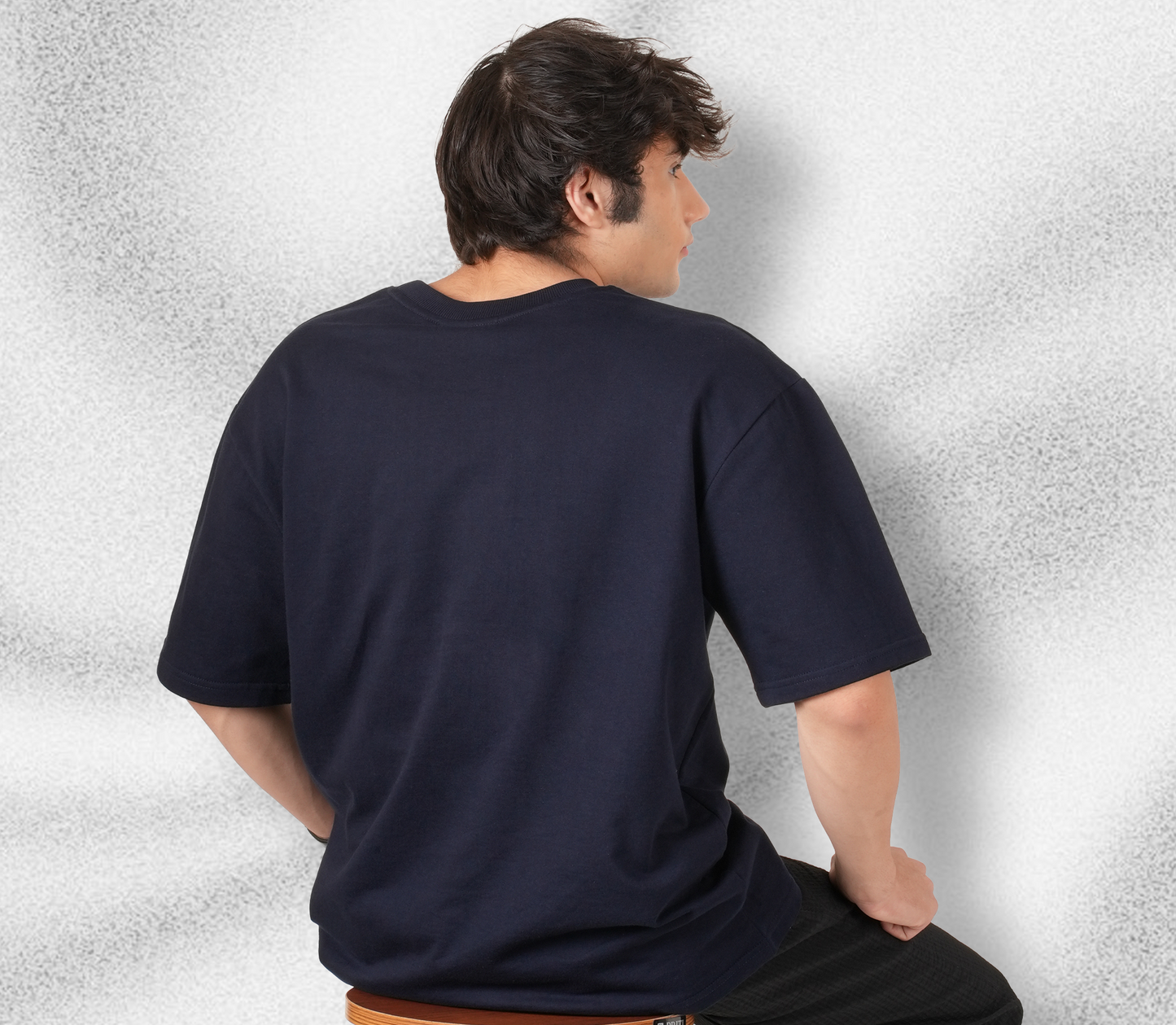 Navy Blue Oversized T-shirt