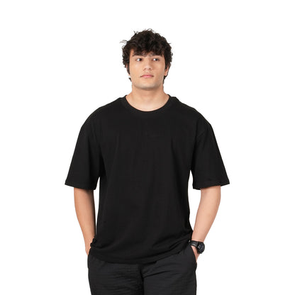 Black Oversized T-shirt (260 GSM)