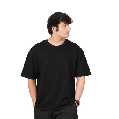 Black Oversized T-shirt (260 GSM)