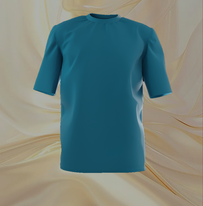 Teal Blue Oversized T-shirt