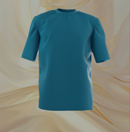 Teal Blue Oversized T-shirt