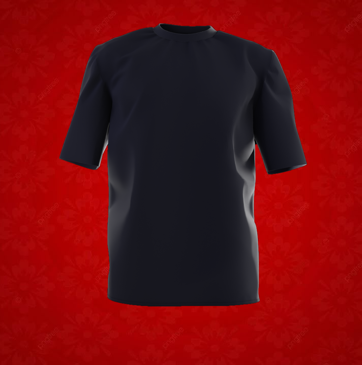 Navy Blue Oversized T-shirt