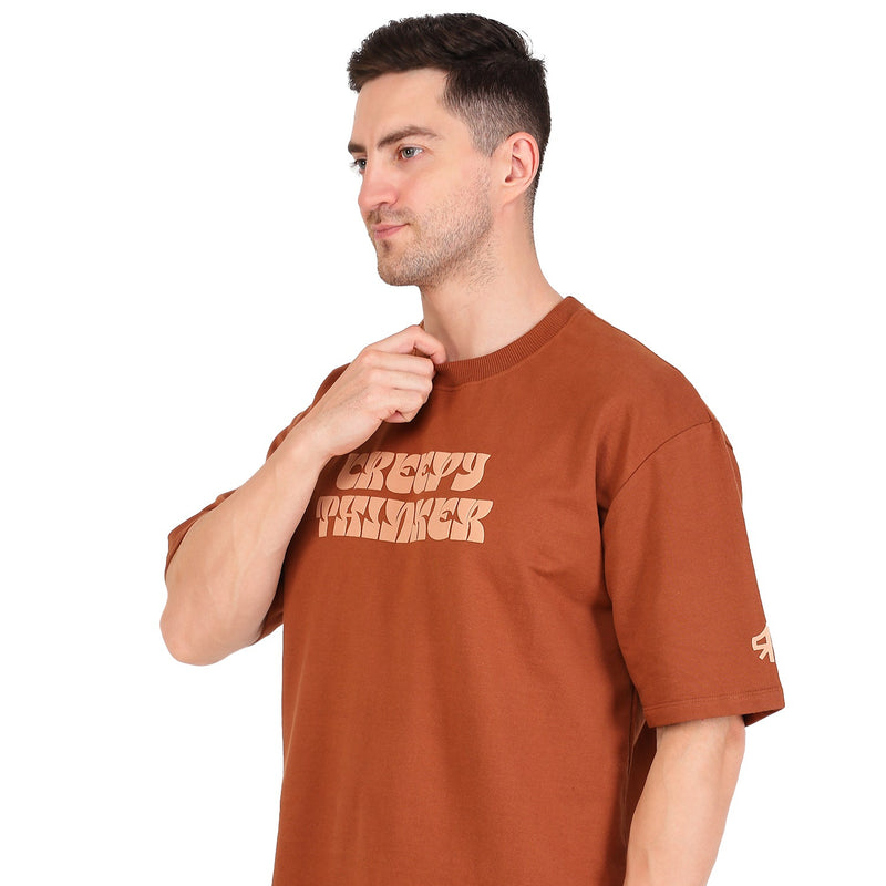 Brown Oversized tees