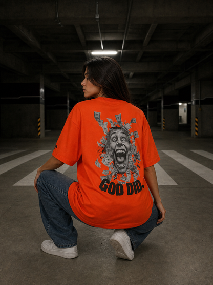 God Did Oversized T-shirt