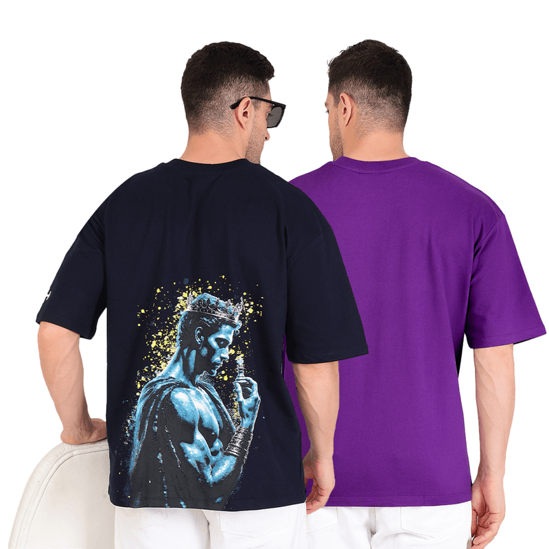 THE GRIT CATALYST Oversized Combo T-shirt