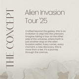 Alien Invasion Tour '25 Oversized T-shirt