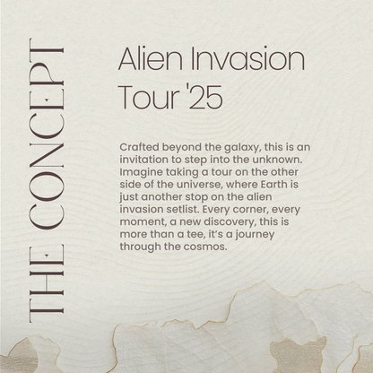 Alien Invasion Tour '25 Oversized T-shirt