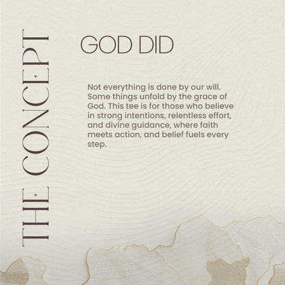 God Did Oversized T-shirt