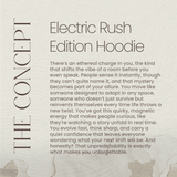 Electric Rush Edition Blue Oversized Hoodie