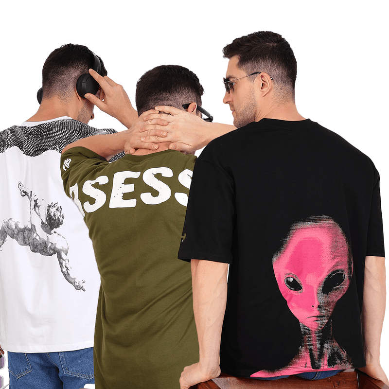 THE VOID WALKER - Pack of 3 Oversized T-shirt Bundle