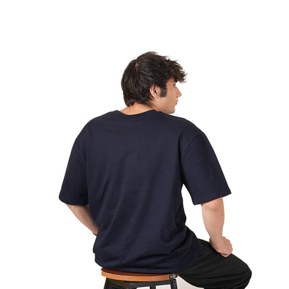 Navy Blue Oversized T-shirt (280 GSM)