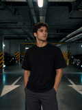 Black Oversized T-shirt (260 GSM)