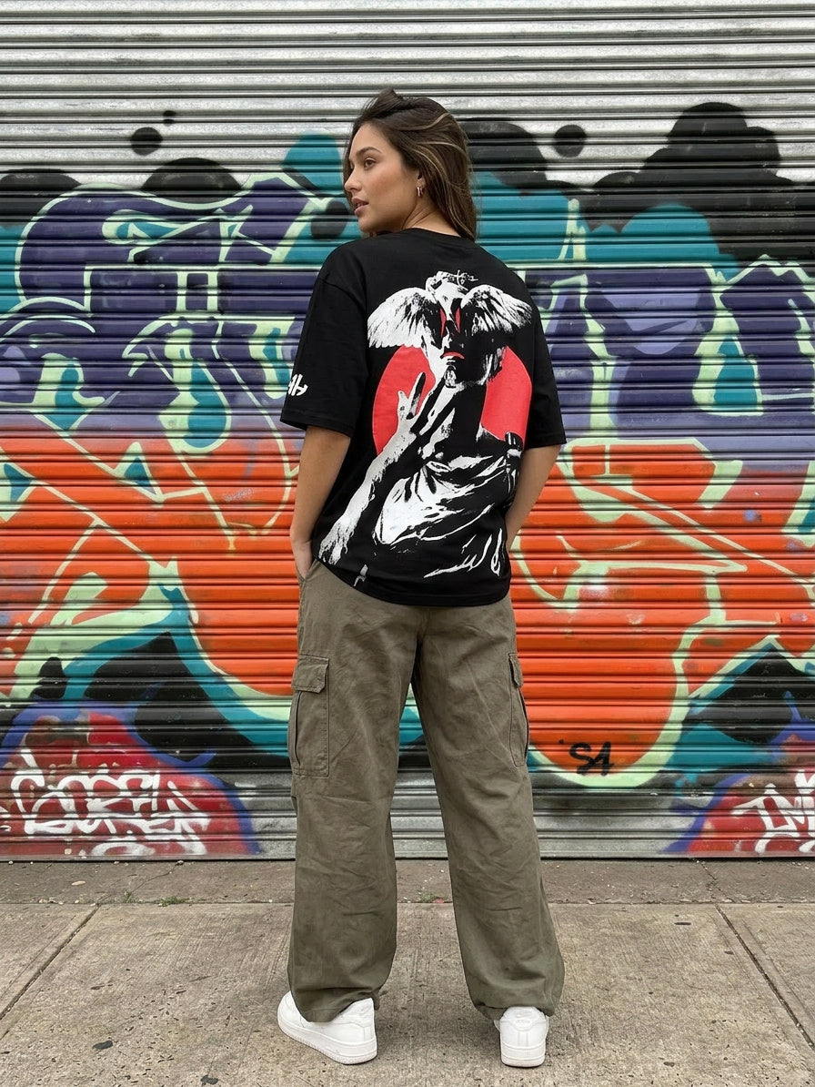 Eyes Inferno Oversized T-shirt