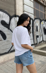 White Oversized T-shirt (260 GSM)
