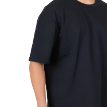 Navy Blue Oversized T-shirt (280 GSM)